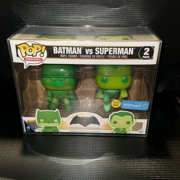 Funko Pop Batman Vs Superman - Batman vs Superman 2 pack with protective case - Picture 1 of 5